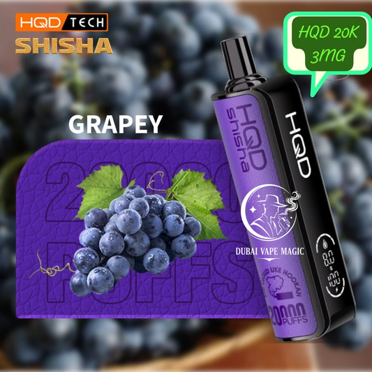 HQD Tech Shisha 20K Puffs Disposable Vape 3mg | Dubai Vape Magic
