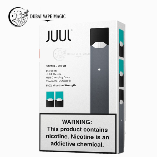 JUUL Starter Kit with 2 Menthol Pods (5%) | Dubai Vape Magic