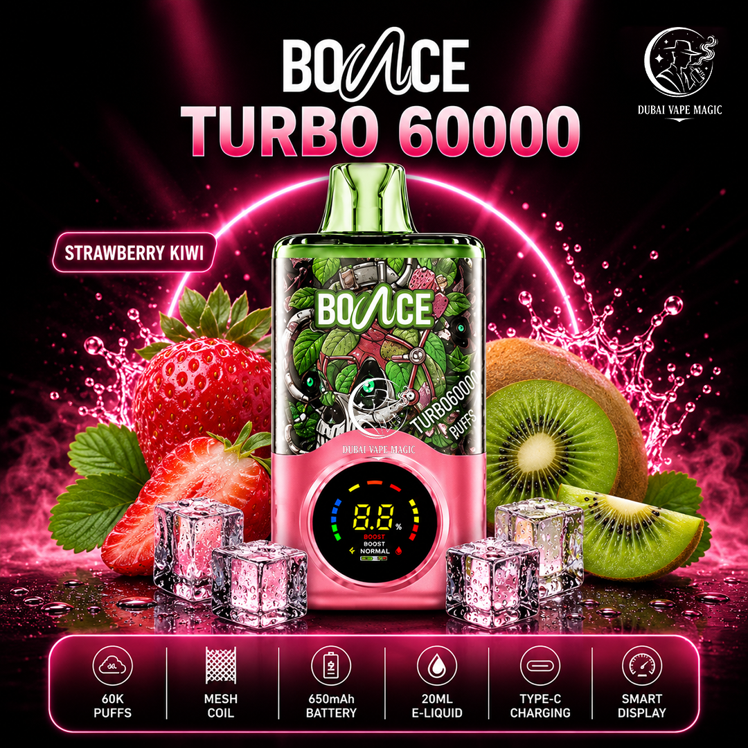 Bounce Turbo 60000 Puffs Disposable Vape – Dubai, UAE