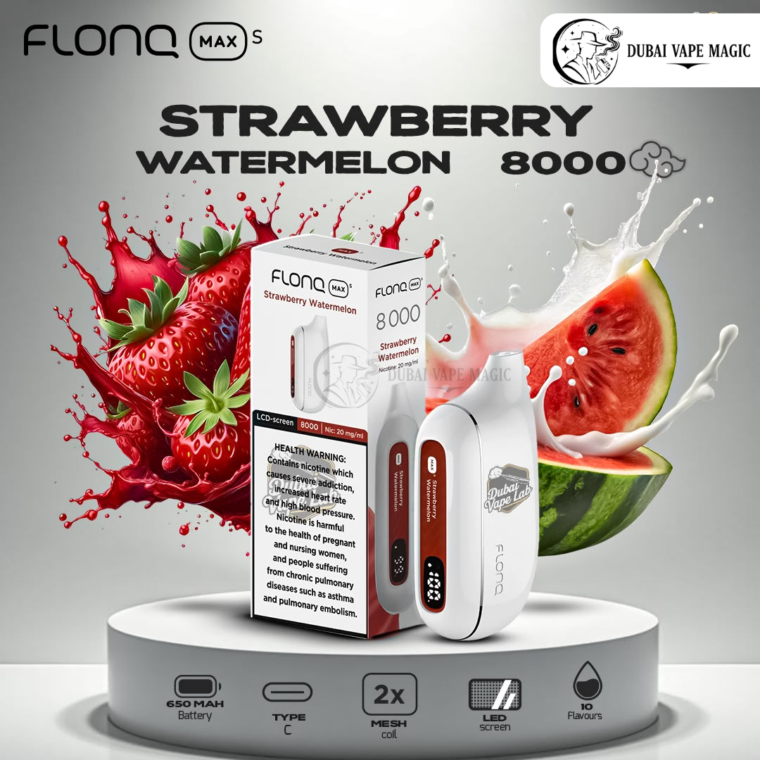 FLONQ Max S 8000 Puffs Disposable Vape – Premium Smart Vape in Dubai