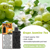 RELX Creator 30000 Puffs Disposable Vape (2% / 20mg) – Replaceable Pod System