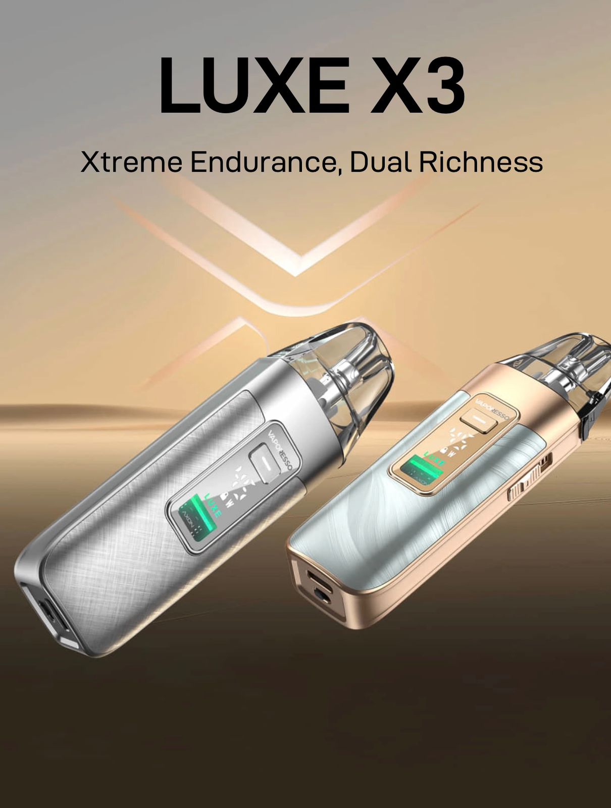Vaporesso Luxe X3 Pod Kit – 45W Xtreme Endurance Vape