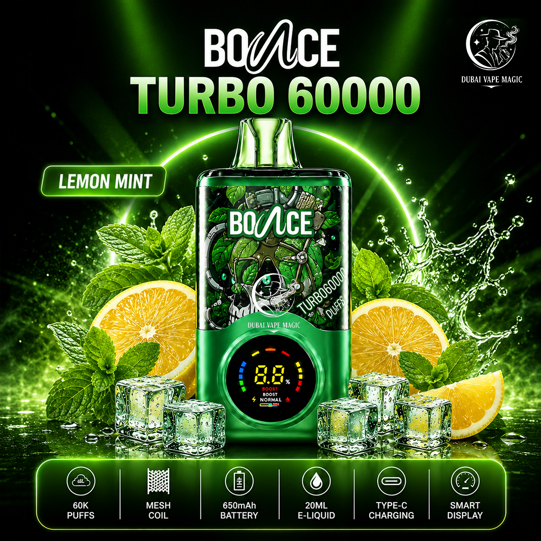Bounce Turbo 60000 Puffs Disposable Vape – Dubai, UAE