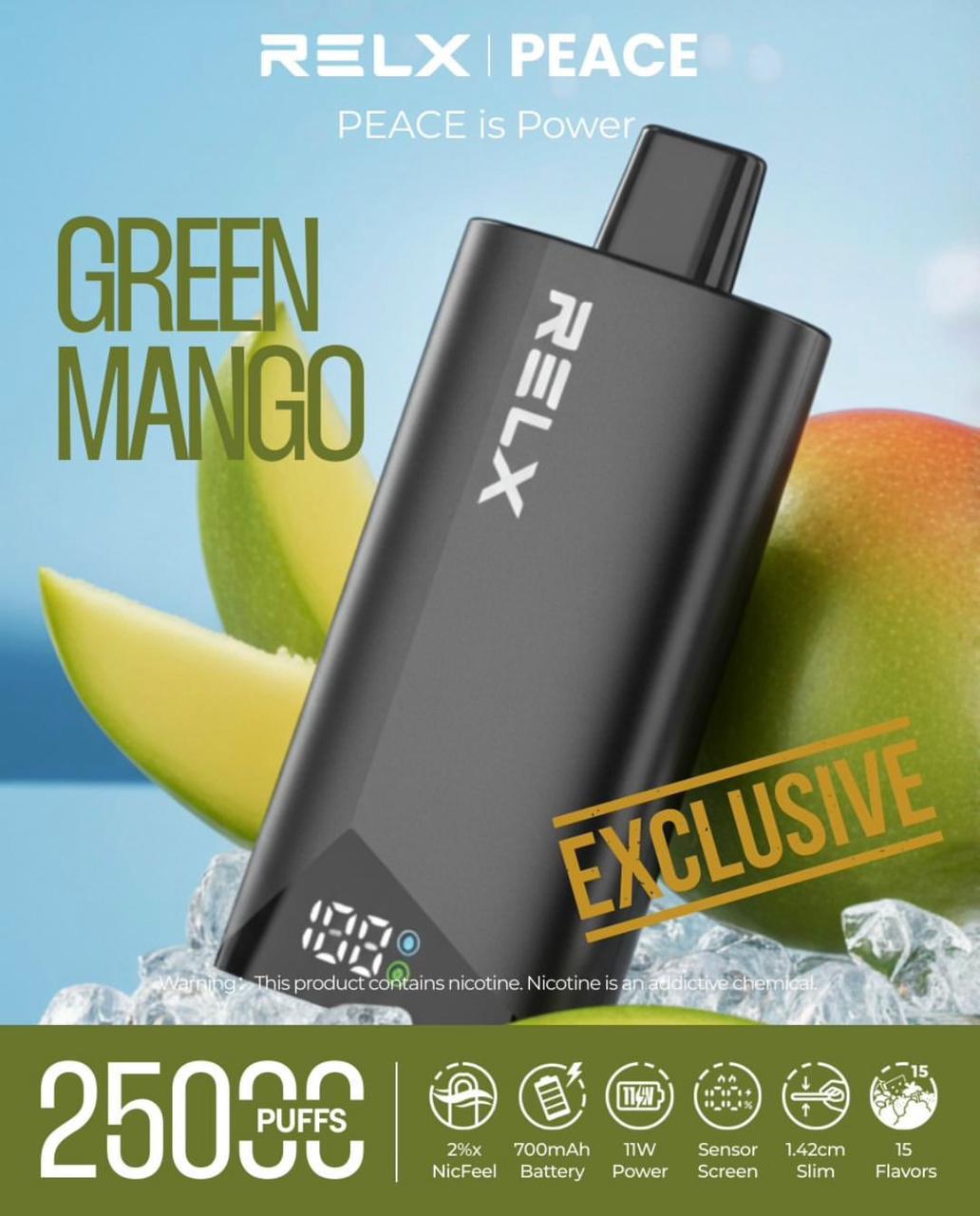 Relx Peace 25000 Puffs Disposable Vape UAE | Buy Online Dubai