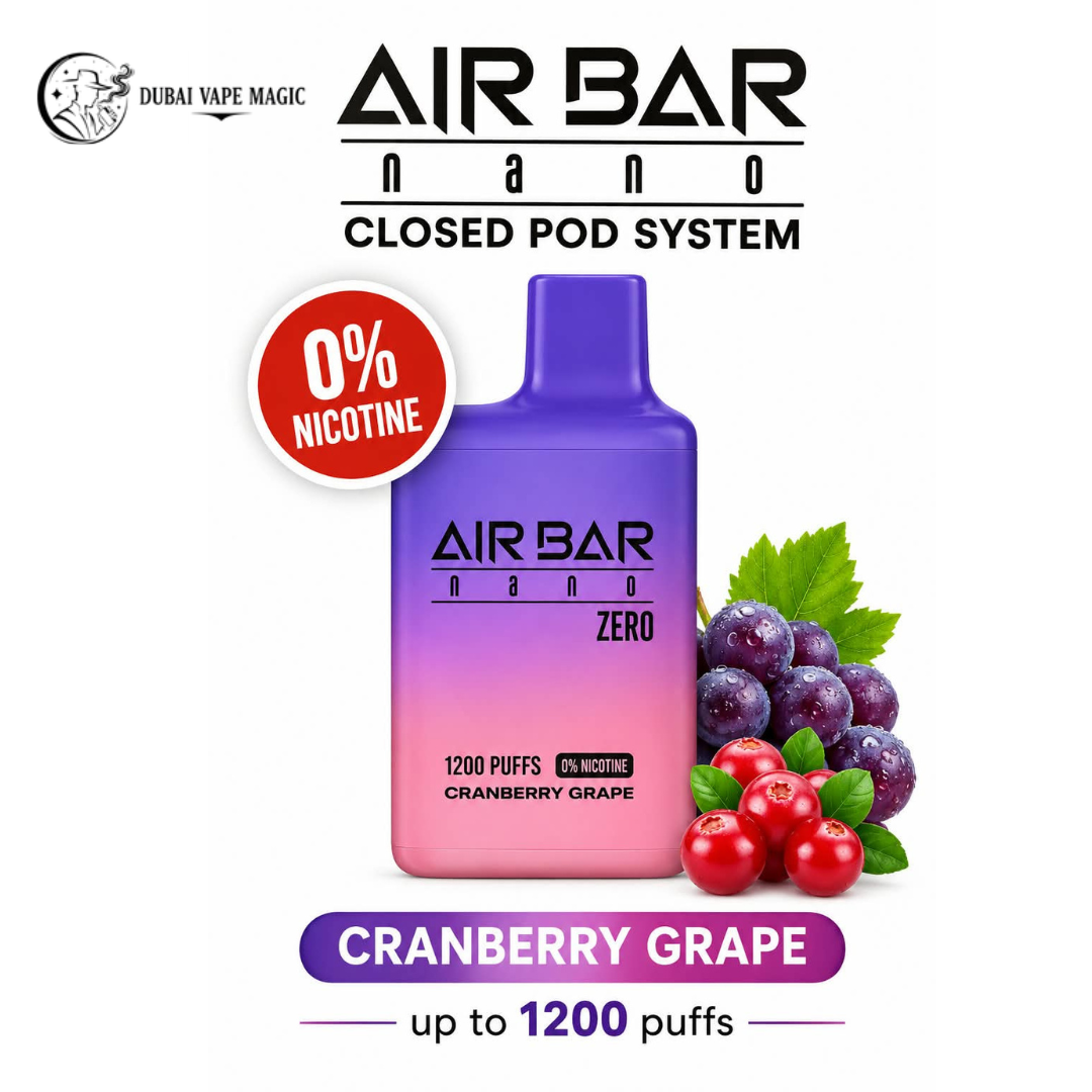 Air Bar Nano Zero 1200 Puffs 0mg Vape | Dubai Vape Magic