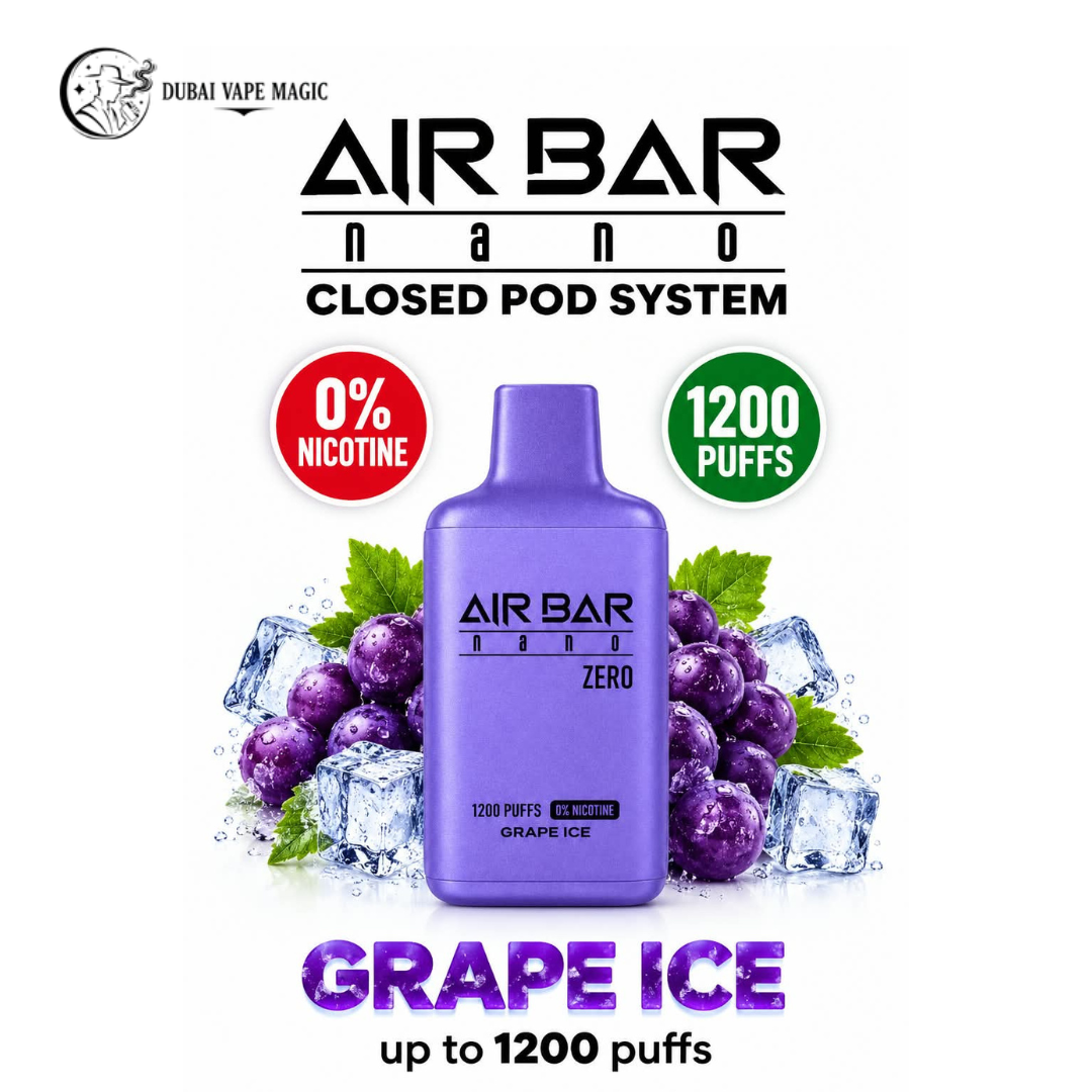 Air Bar Nano Zero 1200 Puffs 0mg Vape | Dubai Vape Magic