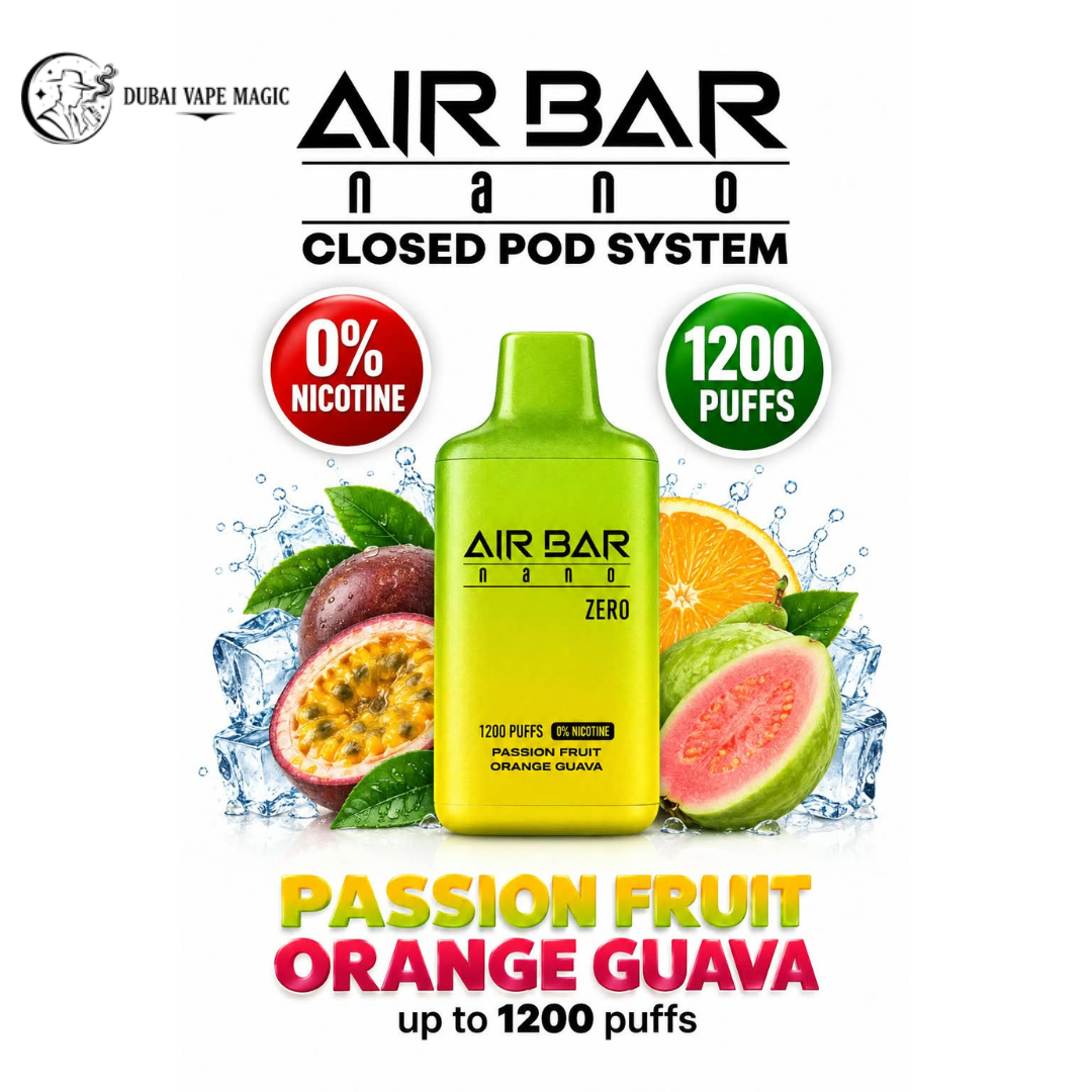 Air Bar Nano Zero 1200 Puffs 0mg Vape | Dubai Vape Magic