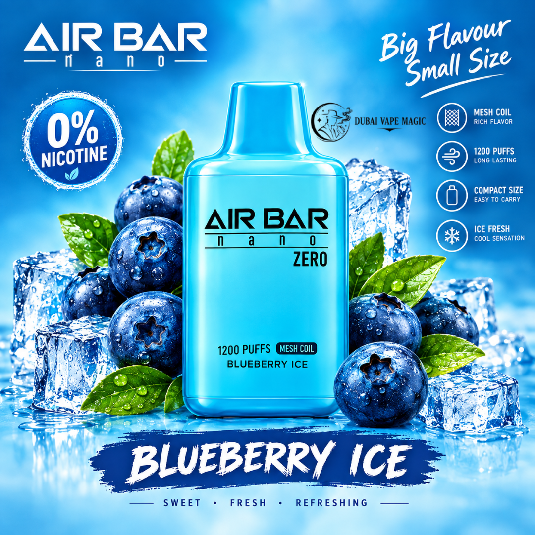 Air Bar Nano Zero 1200 Puffs 0mg Vape | Dubai Vape Magic