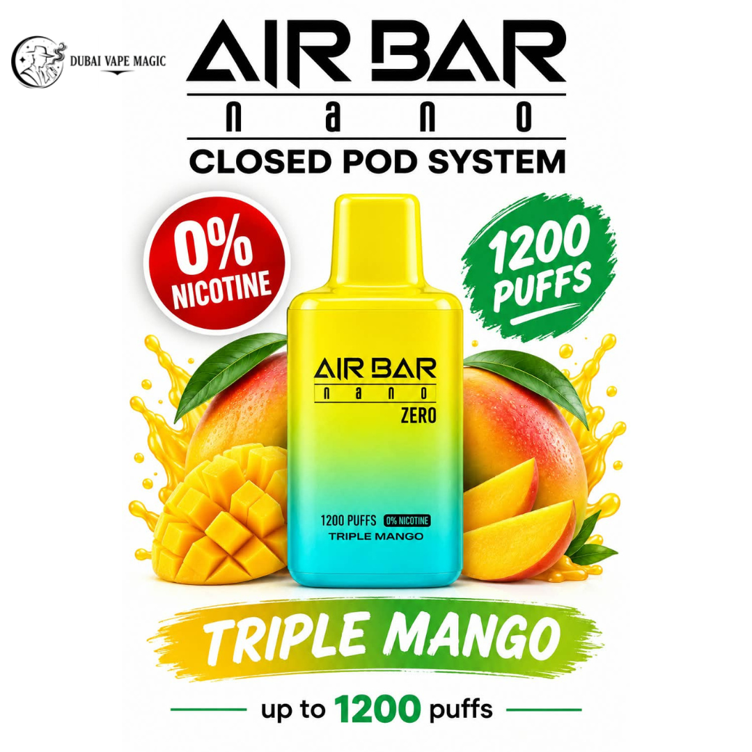 Air Bar Nano Zero 1200 Puffs 0mg Vape | Dubai Vape Magic