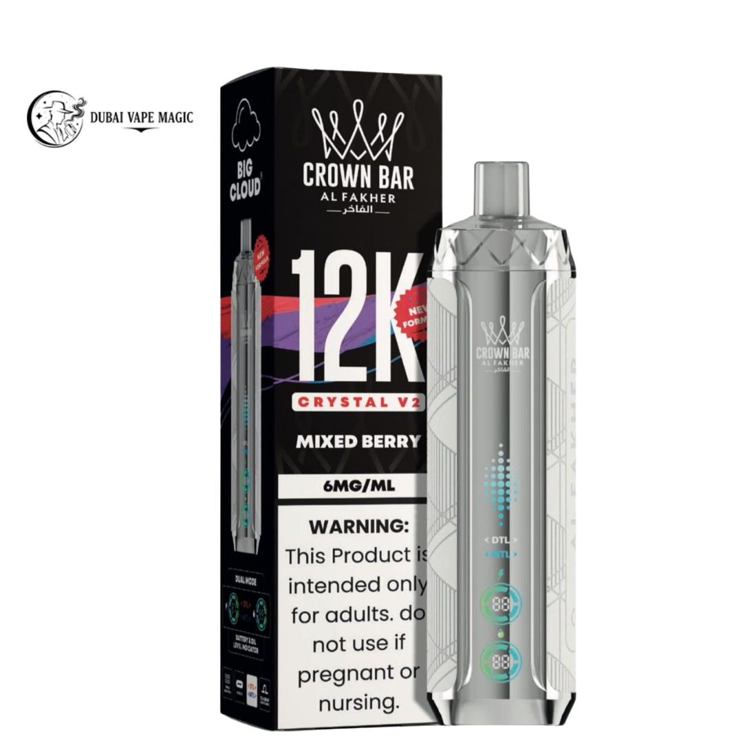Al Fakher Crown Bar 12K Crystal V2 Vape Dubai | 12000 Puffs