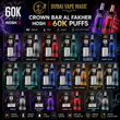 Al Fakher Crown Bar Hosh X 60000 Puffs Vape | Dubai Store