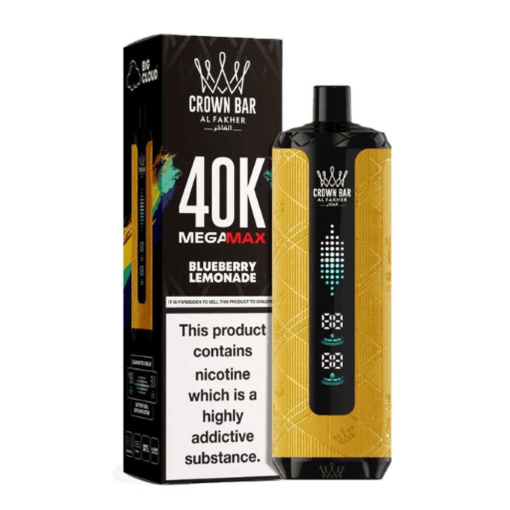 Al Fakher Crown Bar Mega Max 40000 Puffs Vape | Dubai Store