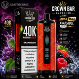 Al Fakher Crown Bar Mega Max 40000 Puffs Vape | Dubai Store