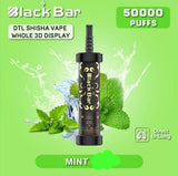 Black Bar 50000 Puffs DTL Shisha Vape | Dubai Vape Magic