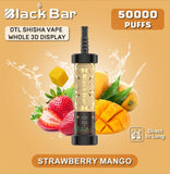 Black Bar 50000 Puffs DTL Shisha Vape | Dubai Vape Magic