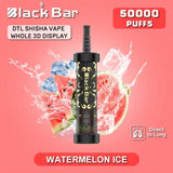 Black Bar 50000 Puffs DTL Shisha Vape | Dubai Vape Magic