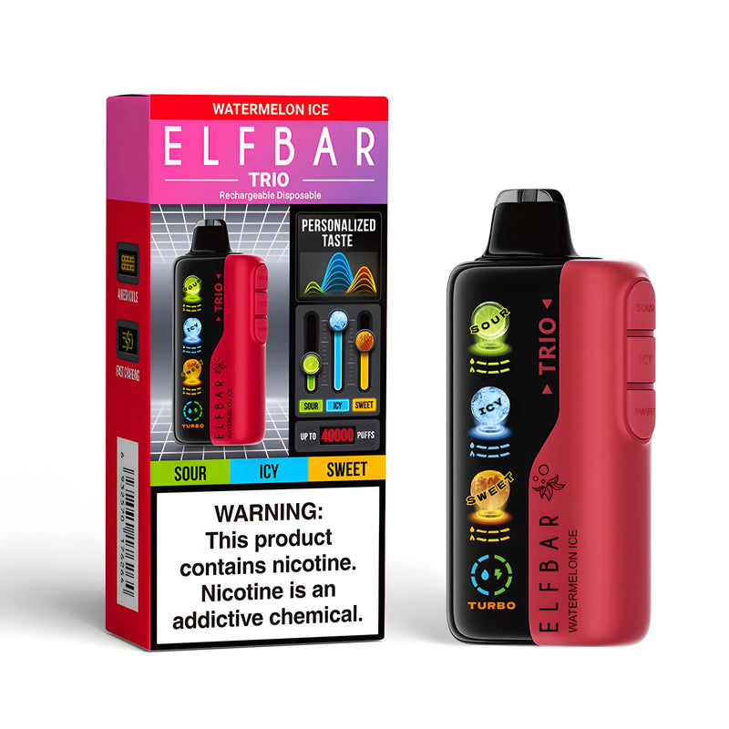 Buy ELFBAR TRIO 40000 Puffs Disposable Vape in Dubai