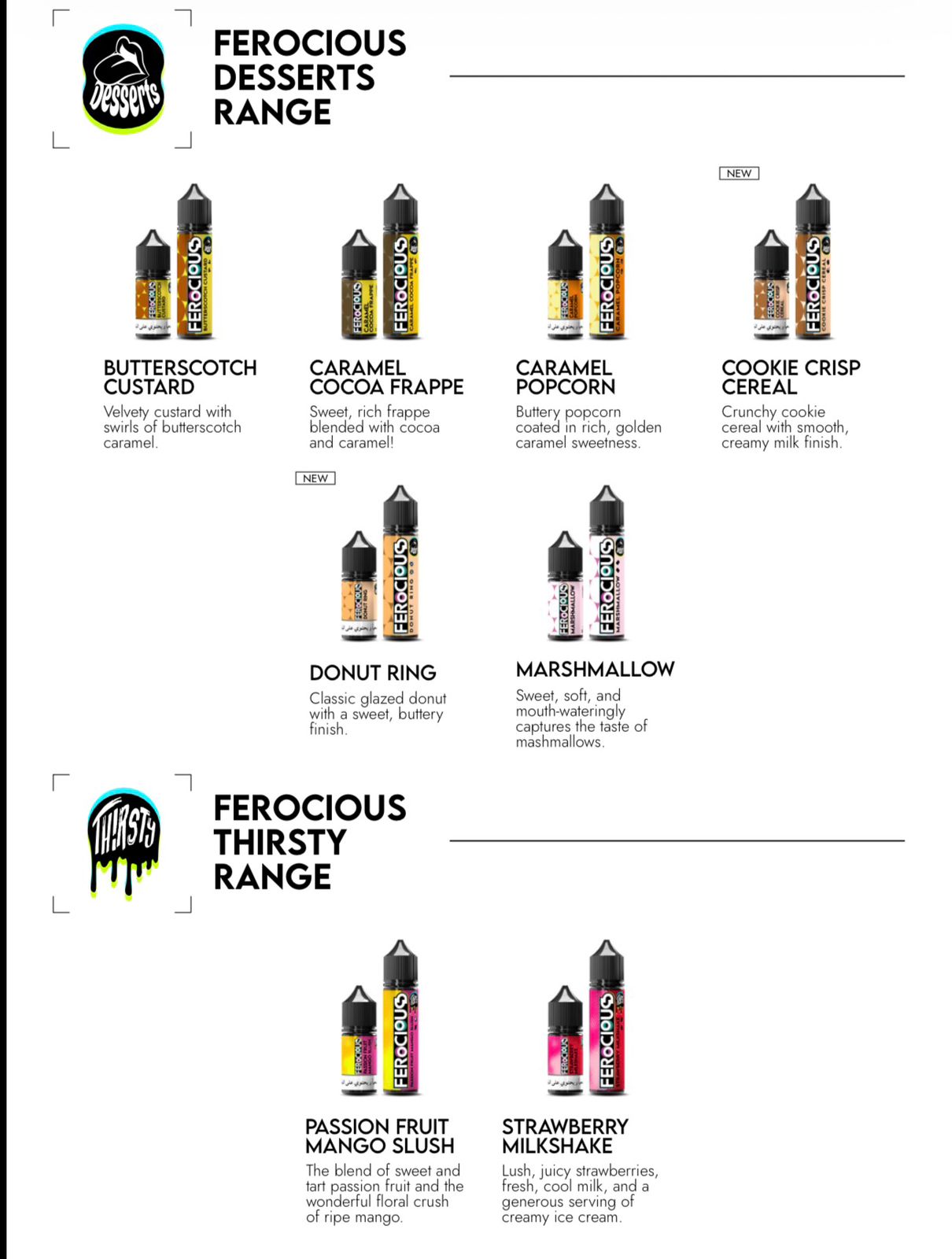 Buy Ferocious E-Liquid 100ml Shortfill 6mg & Nic Salt | Vape Dubai