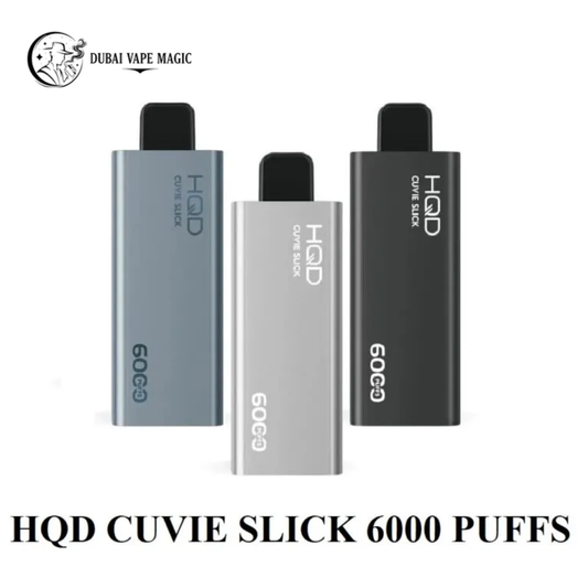 Buy HQD Cuvie Slick 6000 5% (50mg) Vape | Dubai Vape Magic