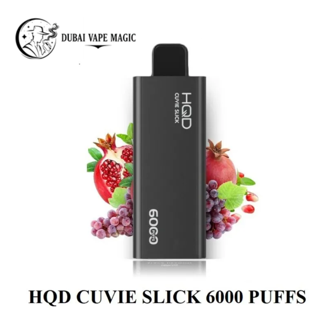 Buy HQD Cuvie Slick 6000 5% (50mg) Vape | Dubai Vape Magic