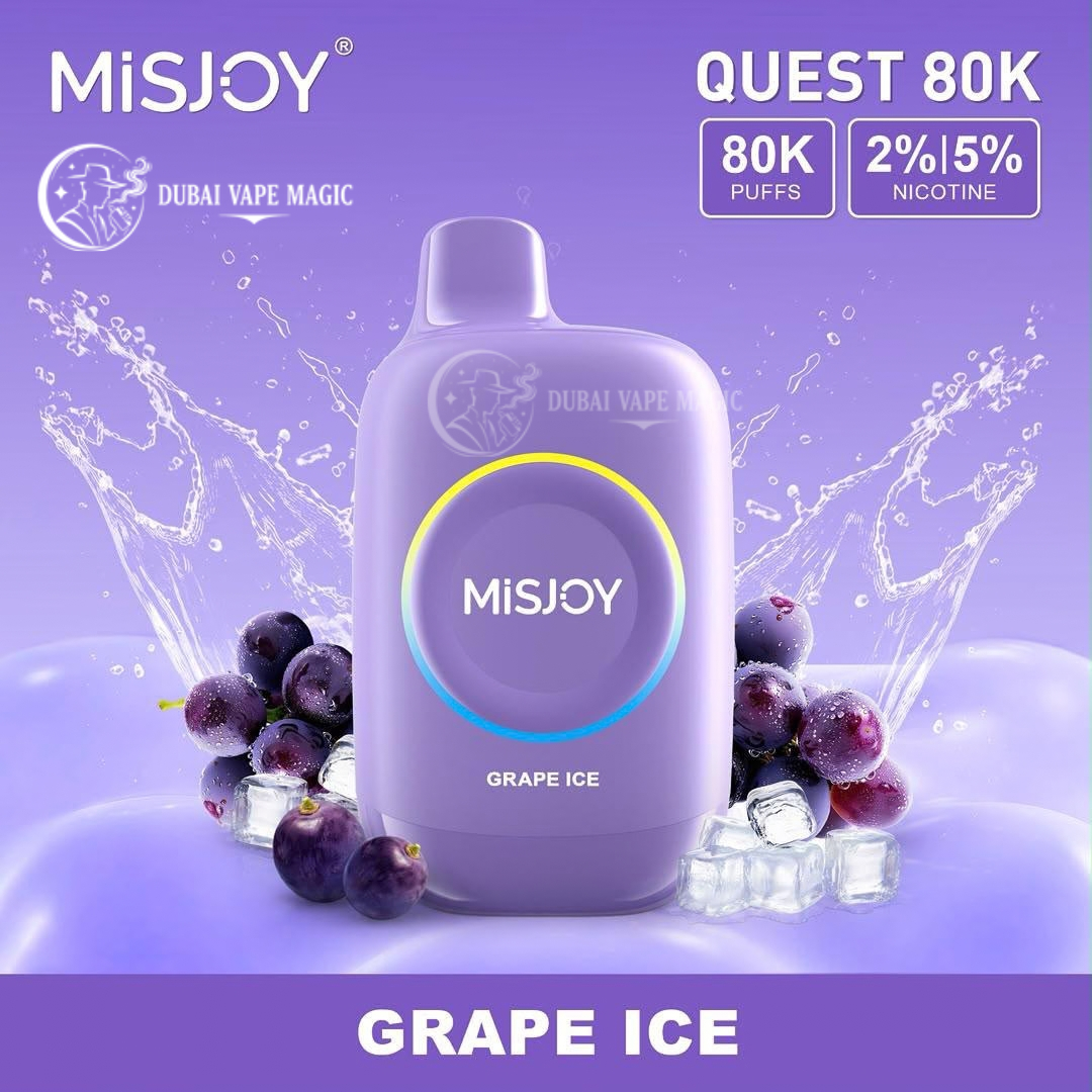 Buy Misjoy Quest 80K Puffs Vape Dubai | 2% & 5% Nicotine