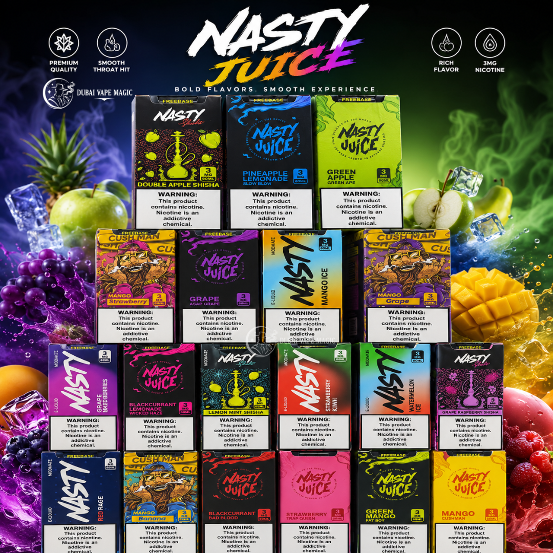 Buy Nasty Juice 60ml E-Liquid (3mg) in Dubai | UAE Vape Store