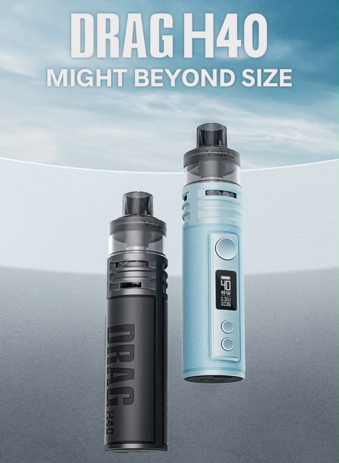 Buy VOOPOO Drag H40 Pod Mod Kit 40W | Dubai Vape Magic