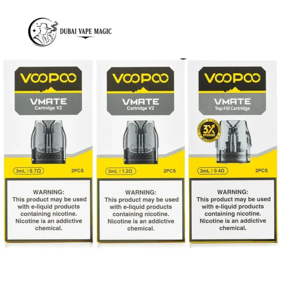 Buy VOOPOO VMATE Cartridge V2 3mL Pods | Dubai Vape Magic