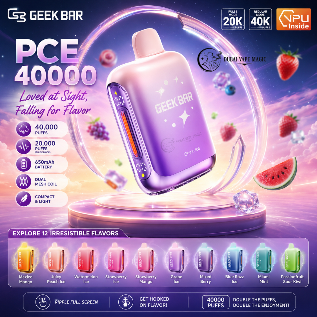 Geek Bar PCE 40000 Vape (40K Puffs) | Dubai Vape Magic