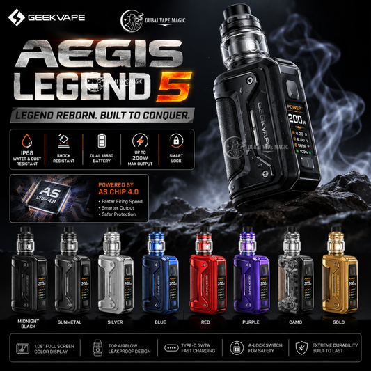 Geekvape Aegis Legend 5 Kit 200W | Dubai Vape Magic UAE
