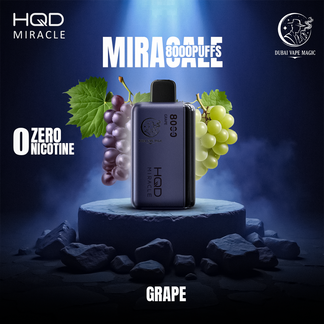 HDQ Miracle 8000 Puffs Disposable | Dubai Vape Magic
