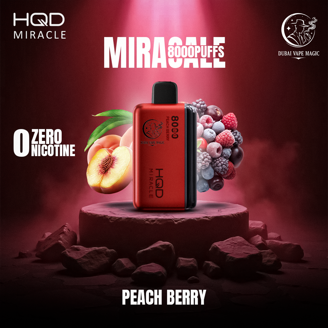 HDQ Miracle 8000 Puffs Disposable | Dubai Vape Magic