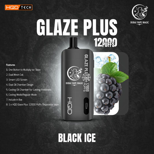 HQD Glaze 12000 Puffs Disposable | Dubai Vape Magic