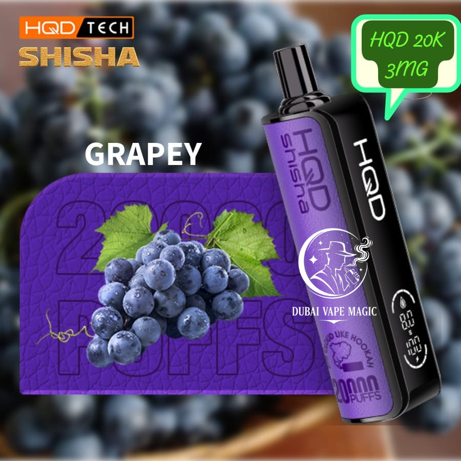 HQD Tech Shisha 20K Puffs Disposable Vape 3mg | Dubai Vape Magic