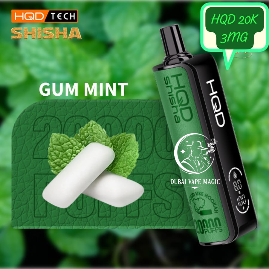 HQD Tech Shisha 20K Puffs Disposable Vape 3mg | Dubai Vape Magic
