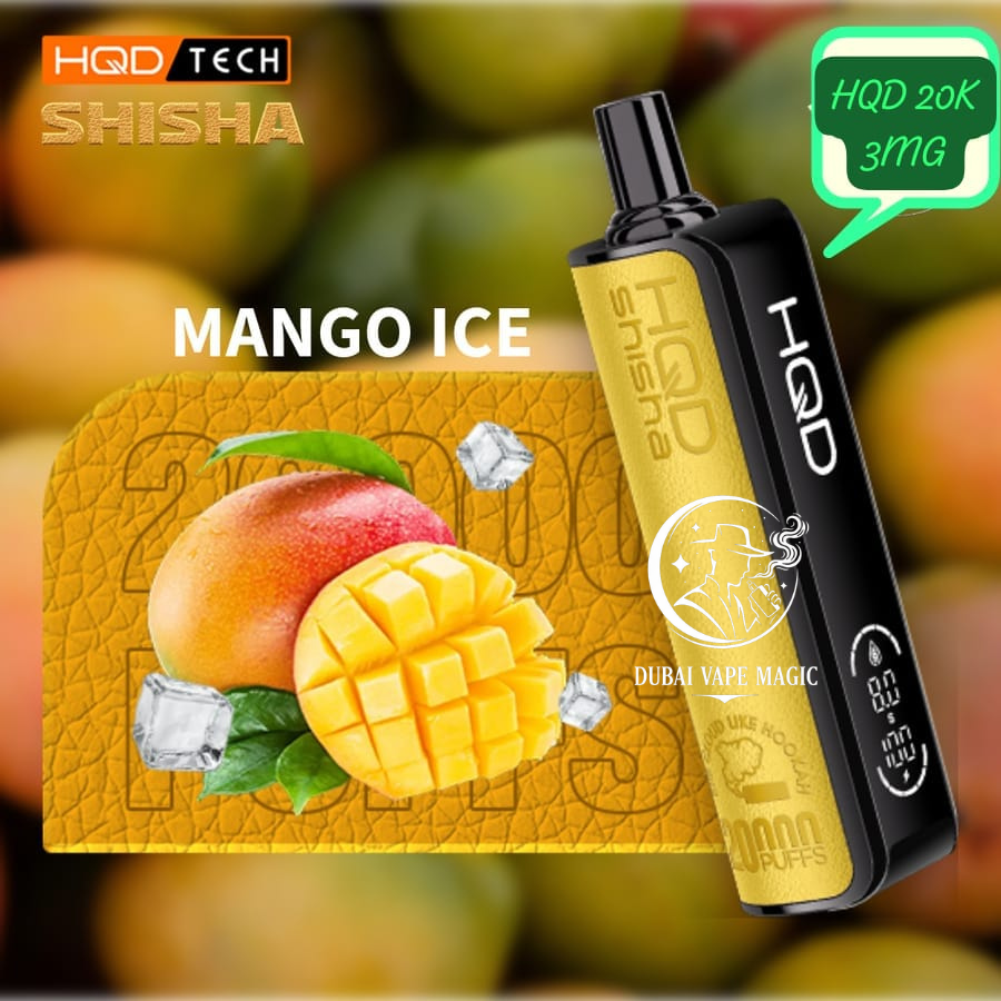 HQD Tech Shisha 20K Puffs Disposable Vape 3mg | Dubai Vape Magic