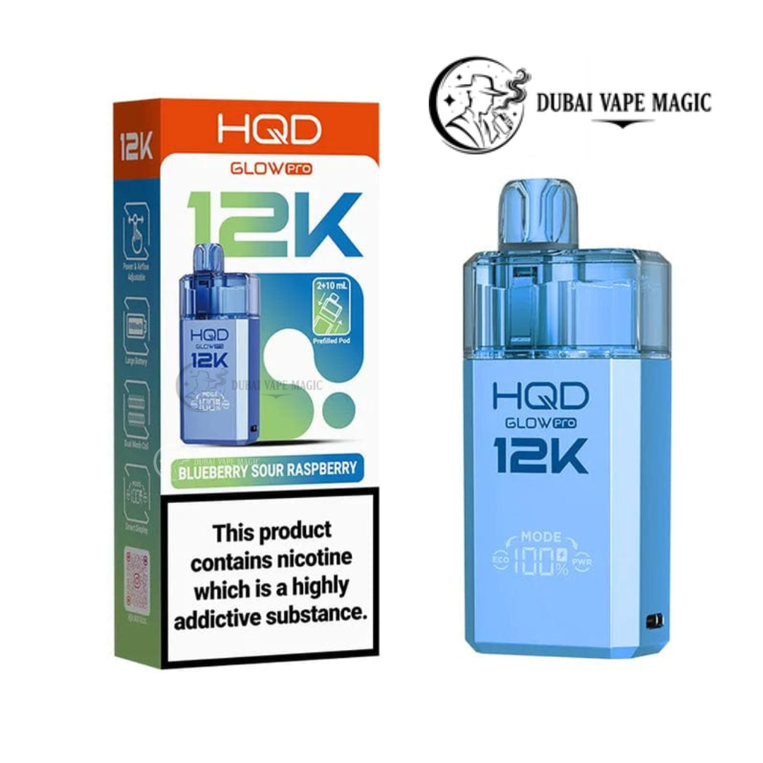 HQD Glow Pro 12000 Puffs Replaceable Pod Kit Dubai UAE