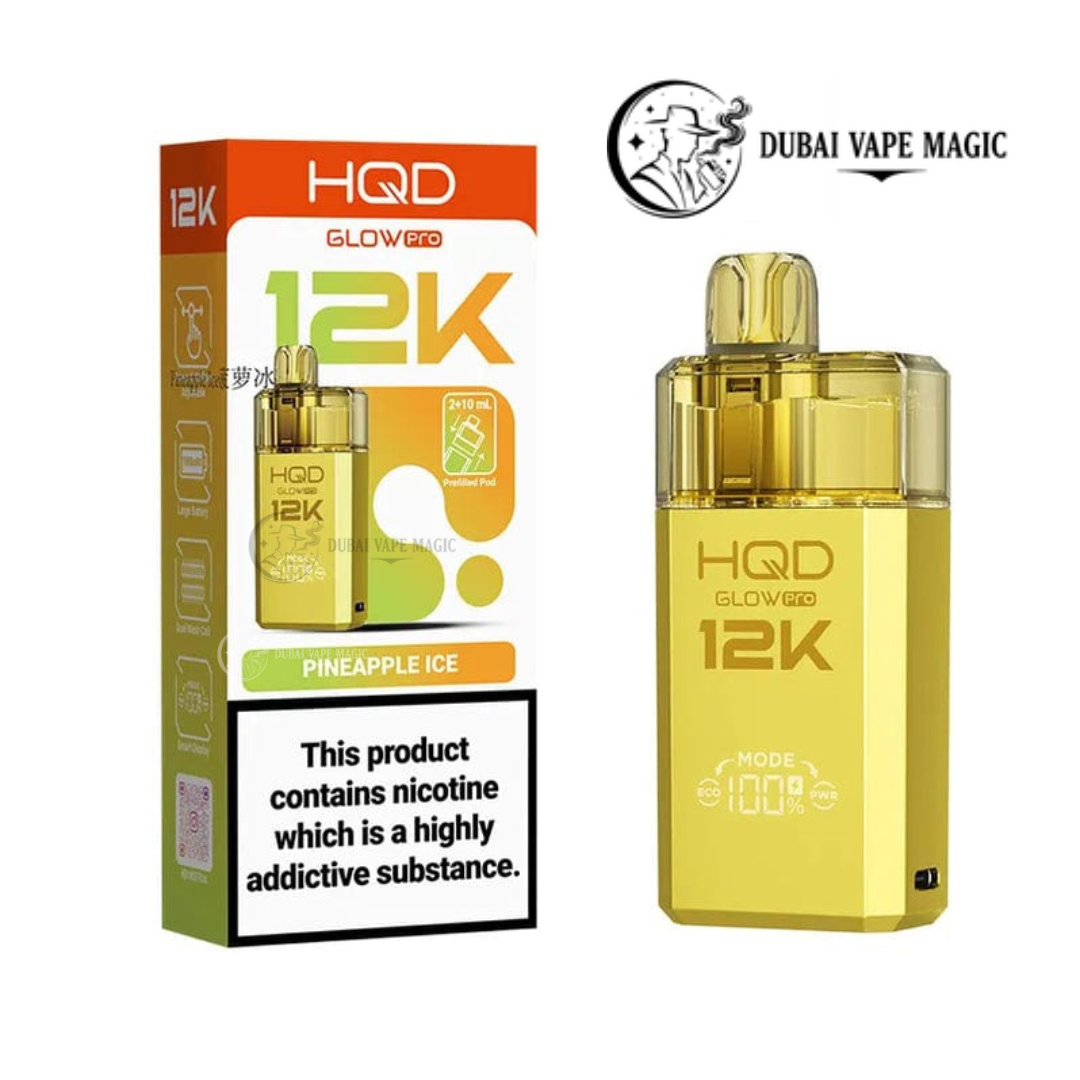 HQD Glow Pro 12000 Puffs Replaceable Pod Kit Dubai UAE