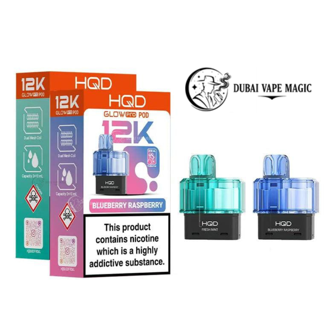 HQD Glow Pro 12000 Puffs Replaceable Pod Kit Dubai UAE