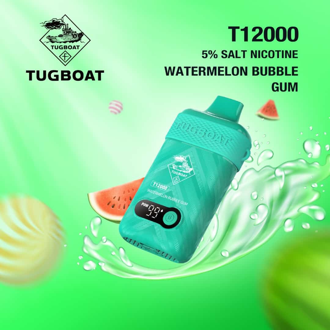 Tugboat T12000 Disposable Vape UAE – 12000 Puffs Rechargeable