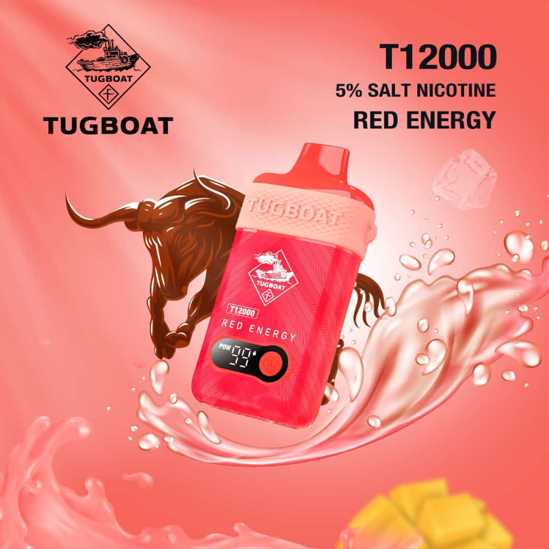 Tugboat T12000 Disposable Vape UAE – 12000 Puffs Rechargeable