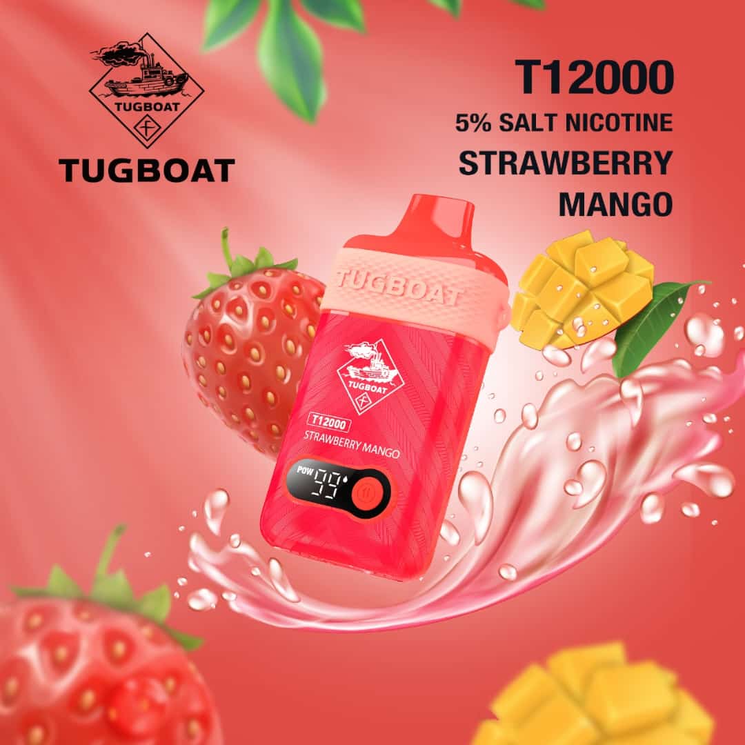 Tugboat T12000 Disposable Vape UAE – 12000 Puffs Rechargeable