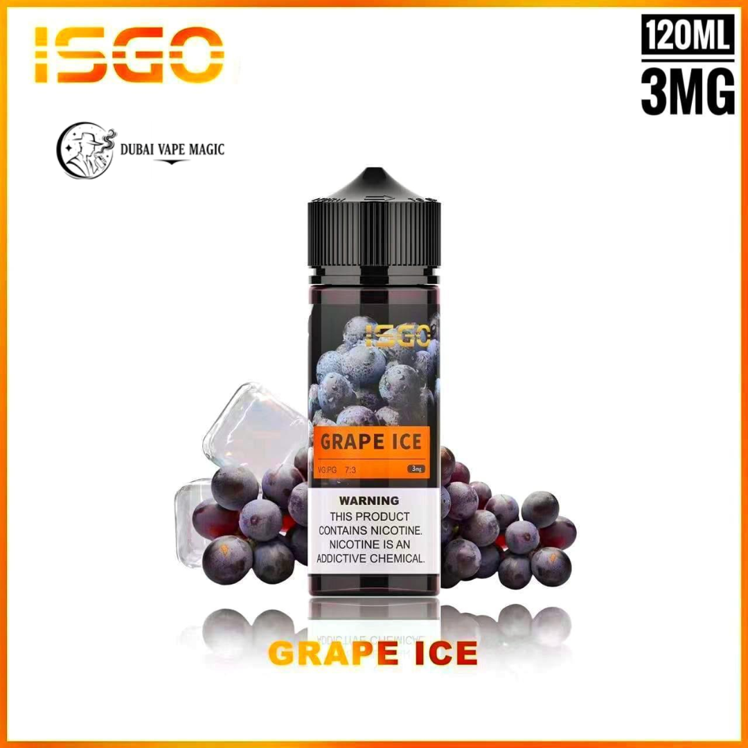 ISGO 120ML E-Liquid 3MG | Dubai Vape Magic