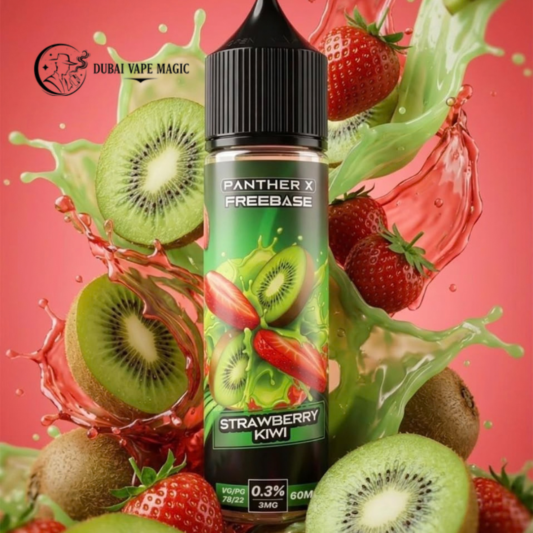 Panther X Freebase E-Liquid 60ml 12mg Peach Apricot available at Dubai Vape Magic UAE
