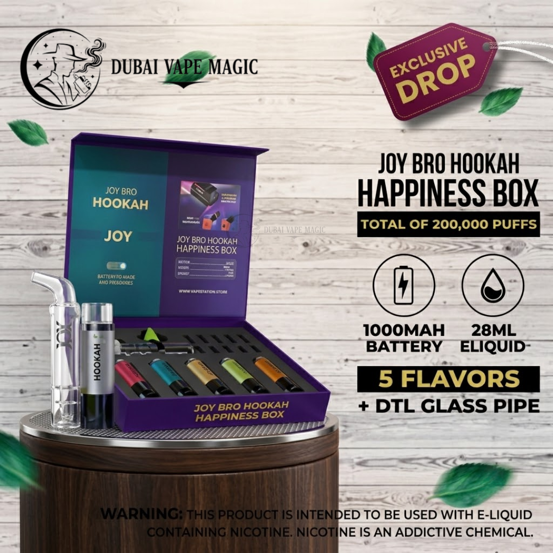 JOY BRO Hookah Happiness Box 200K Puffs 