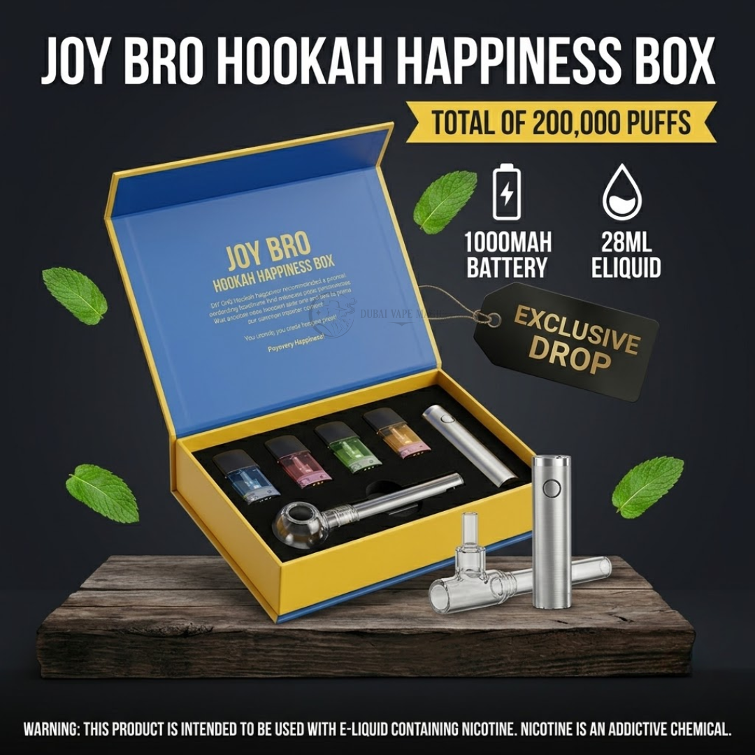 JOY BRO Hookah Happiness Box 200K Puffs 