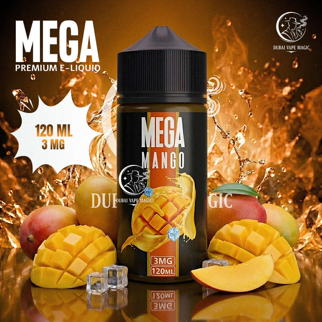 Mega Premium E-Liquid 120ml 3mg | Dubai Vape Magic