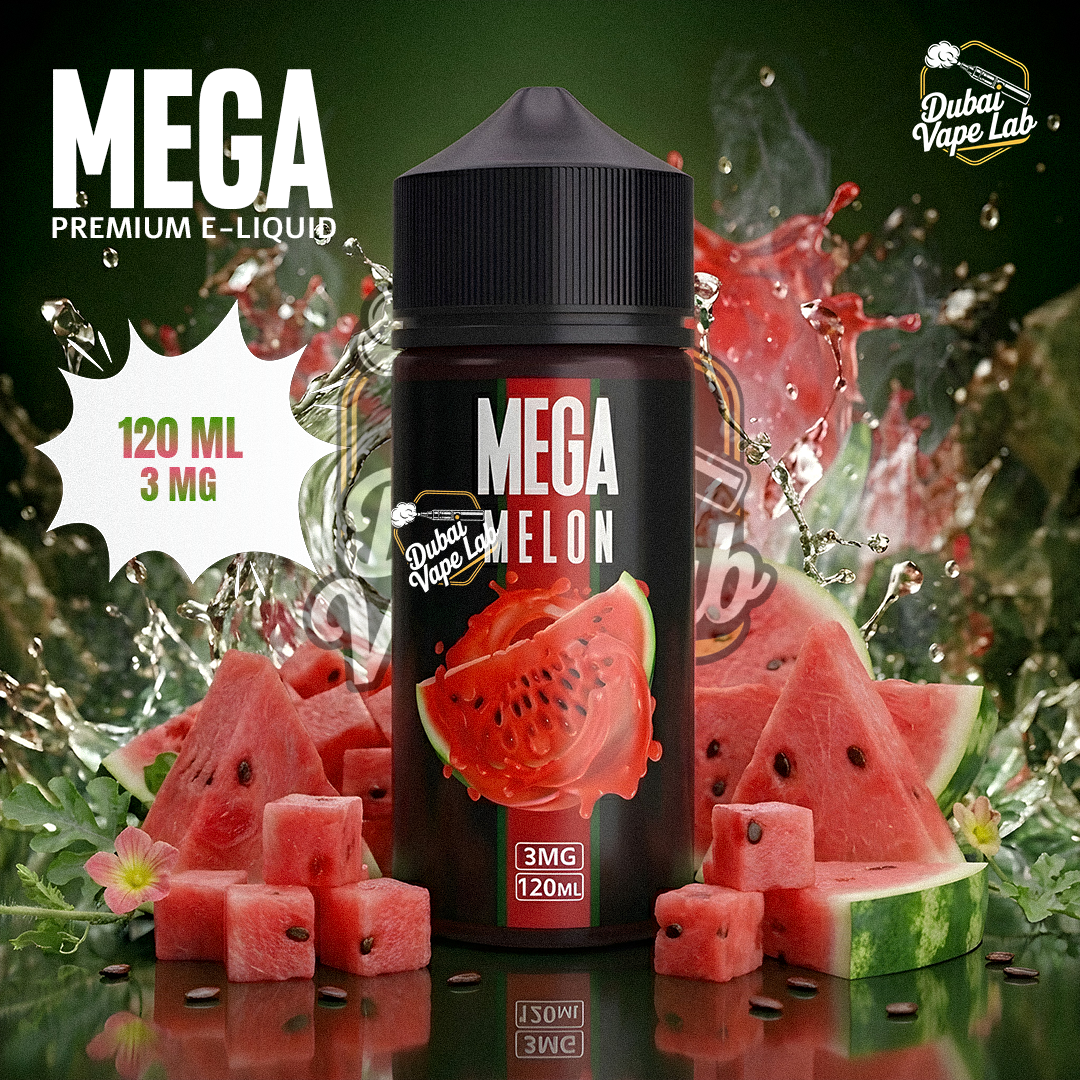 Mega Premium E-Liquid 120ml 3mg | Dubai Vape Magic