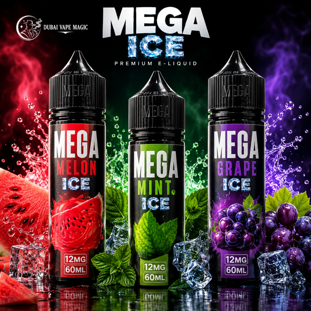 MEGA Ice Premium E-Liquid 60ml (12mg) | Dubai Vape Magic