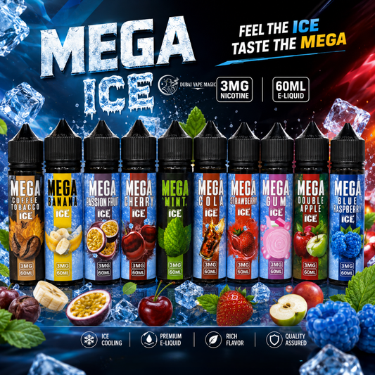 Mega Vape Juice 60ml E-Liquid (3mg) | Dubai Vape Magic